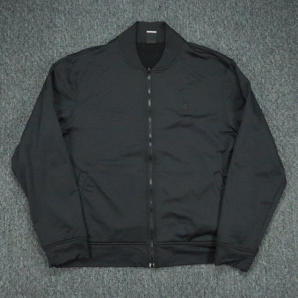 Nike Jacket Mens XL Black ACG Full Zip Bomber Athletic Dri-Fit